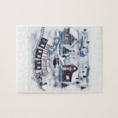 Christmas , Vintage Puzzle (Horizontal)