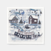 Christmas , Vintage Serviette (Vorderseite)