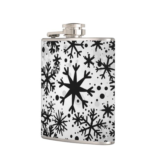 Christmas Vinyl Wrapped Flachmann (Links)