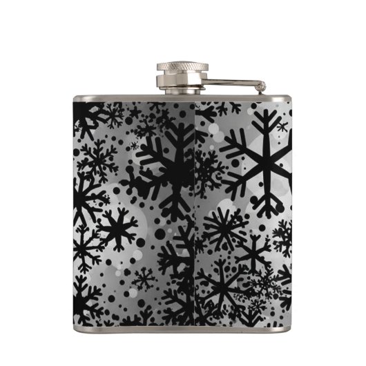 Christmas Vinyl Wrapped Flachmann (Rückseite)