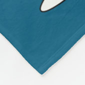 Christmas Volleyball Snowman Santa Hat Funny Holid Fleecedecke (Ecke)