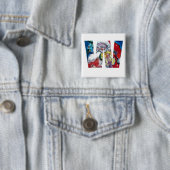 CHRISTMAS W LETTER / SANTA MIT VIOLIN MONOGRAM BUTTON (Beispiel)