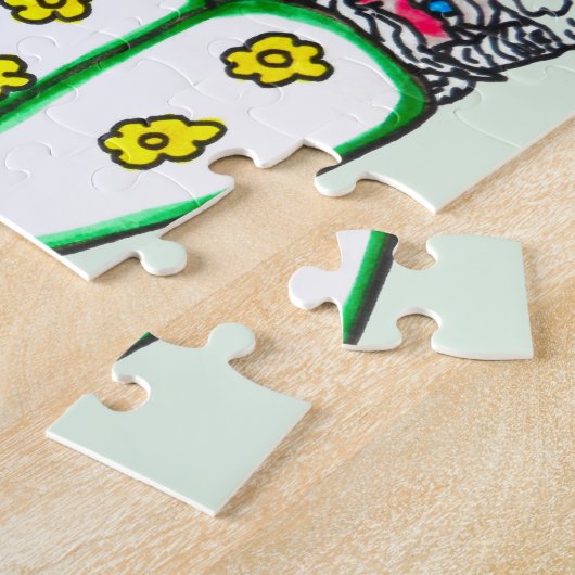 CHRISTMAS WAITING FOR SANTA   PUZZLE (Seite)