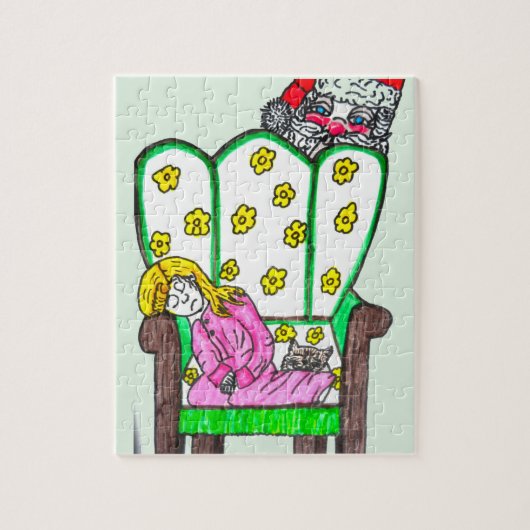 CHRISTMAS WAITING FOR SANTA PUZZLE (Vertikal)