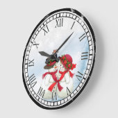 Christmas wall clock große wanduhr (Winkel)