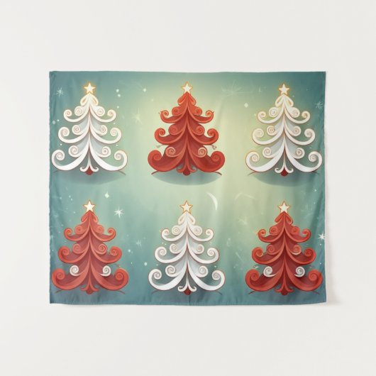 Christmas Wandteppich (Vorderseite (Horizontal))