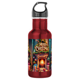 christmas Water Bottle Edelstahlflasche
