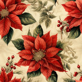 Christmas Watercolor Curtain with Rustic Elegance Duschvorhang