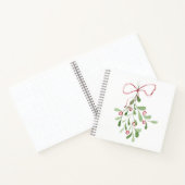 Christmas Watercolor Mistletoe Journal Notizblock (Innenseite)