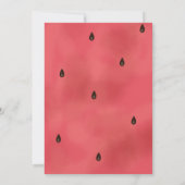 Christmas Watermelon Tree Einladung (Rückseite)