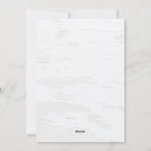 Christmas Wedding Photo Feiertagskarte (Rückseite)