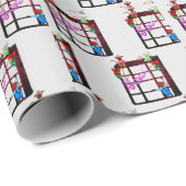 CHRISTMAS-WEIHNACHTEN AUS DEM MICE GESCHENKPAPIER (Rolleneckpunkt)