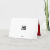 Christmas Weimaraner Dog By a Tree Karte (Rückseite)