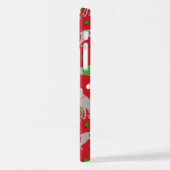 Christmas Weimaraner Dog iPhone Hülle (Linke Seite)