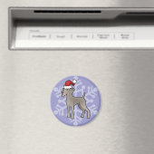 Christmas Weimaraner Magnet (In Situ (Geschirrspüler))