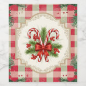 Christmas  weinetikett (Einzelnes Label)