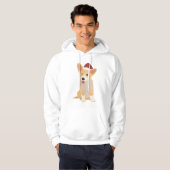 Christmas Welsh Corgi Hoodie (Vorne ganz)
