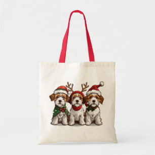Christmas Welsh Wire Fox Terrier Hunde Tragetasche