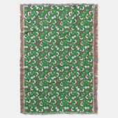 Christmas Westie Throw Blanket Decke (Vorderseite Vertikal)