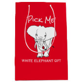 Christmas White Elephant Pick Me Geschenktausch Mittlere Geschenktüte (Vorderseite)