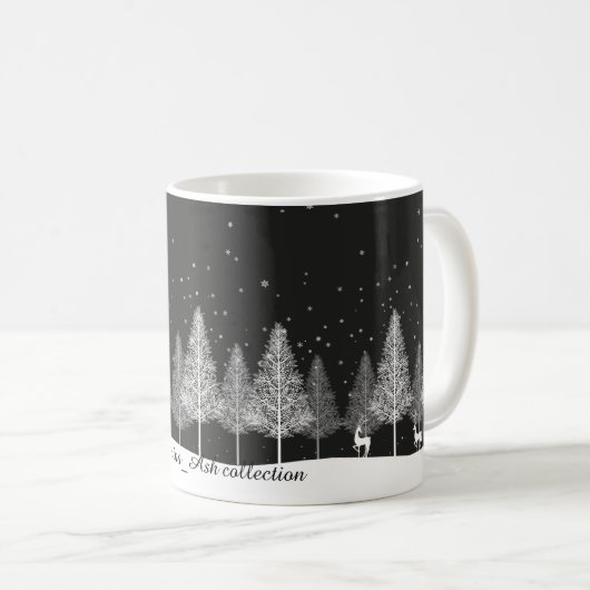 Christmas white Mug Kaffeetasse (VorderseiteRechts)