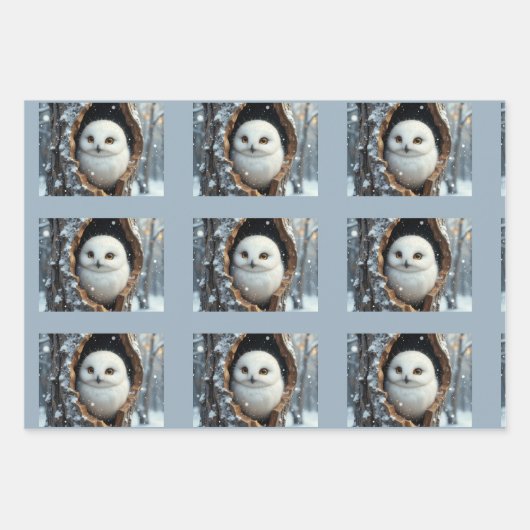 Christmas wild bird collection geschenkpapier set (Vorderseite 3)