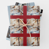 Christmas wild bird collection geschenkpapier set (Beispiel)