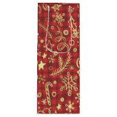 Christmas+wine+bag Geschenktüte Für Weinflaschen (Vorderseite)