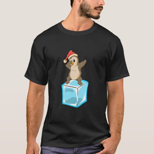 Christmas winter Christmas Xmas penguin dab Christ T-Shirt (Vorderseite)
