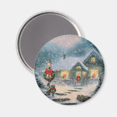 Christmas Winter Magnet (Vorderseite/Rückseite)