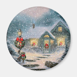 Christmas Winter Magnet