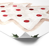 Christmas Winter Merry Little Baby Dusche Willkomm Poster (Ecke)