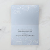 Christmas Winter Skaten Snowman Familienname Feiertagskarte (Innenseite)