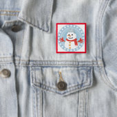CHRISTMAS WINTER SNOWMAN BUTTON (Beispiel)