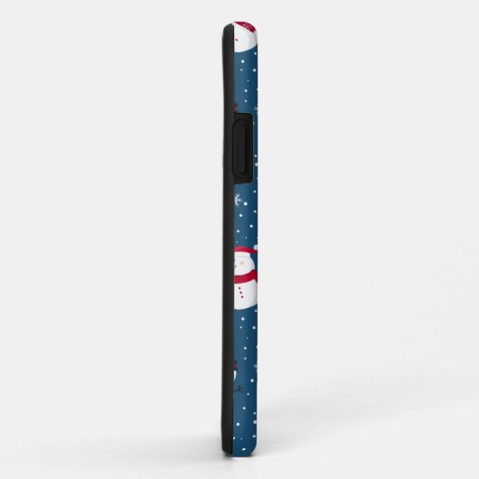 CHRISTMAS WINTER SNOWMAN CUSTOMIZABLE MONOGRAMM Case-Mate iPhone HÜLLE (Hinten/Rechts)
