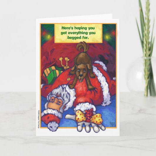 Christmas Wish Feiertagskarte (Vorderseite)