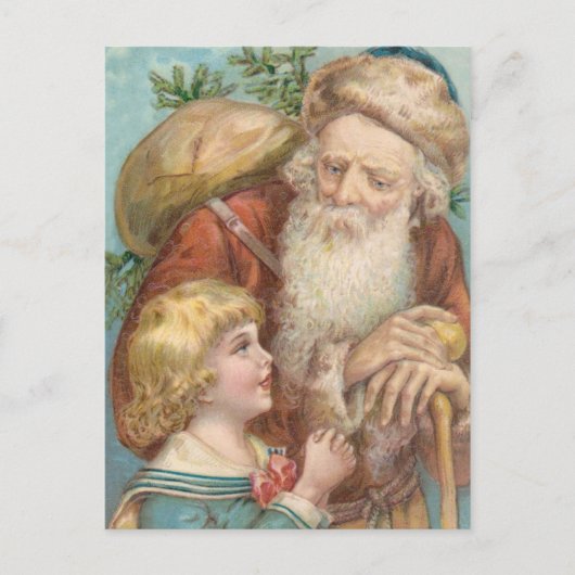 Christmas Wish Feiertagspostkarte (Vorderseite)