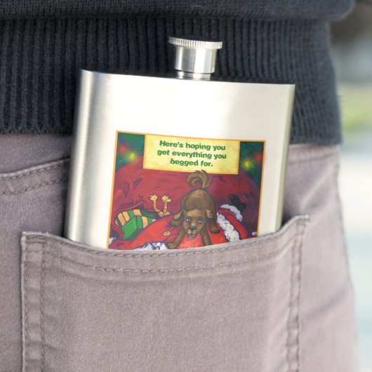 Christmas Wish Flachmann (Beispiel)