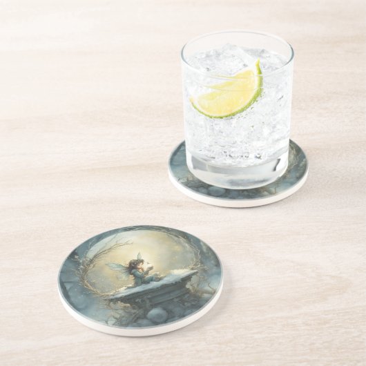 Christmas Wish Getränkeuntersetzer (Seite)