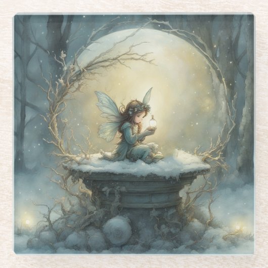 Christmas Wish Glasuntersetzer (Vorderseite)