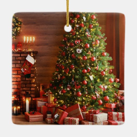 Christmas Wish Keramikornament (Rückseite)