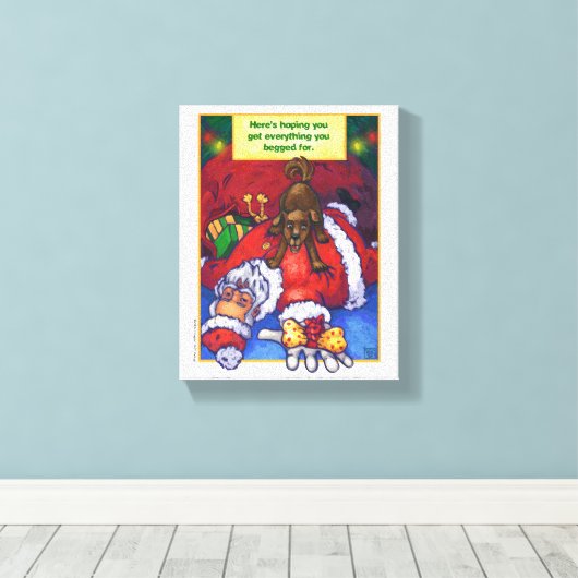 Christmas Wish Leinwanddruck (Insitu (Holzboden))