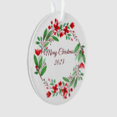 Christmas Wish Ornament (Vorderseite)