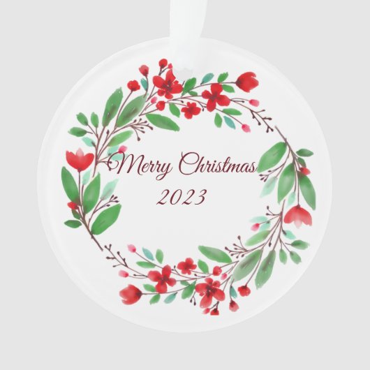 Christmas Wish Ornament (Vorderseite)