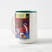 Christmas Wish Zweifarbige Tasse (Vorderseite Links)