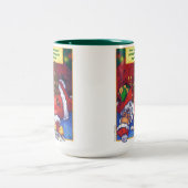 Christmas Wish Zweifarbige Tasse (Mittel)