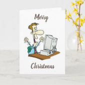 CHRISTMAS WISHER **FRAUENARBEITNEHMER" KARTE (Gelbe Blume)