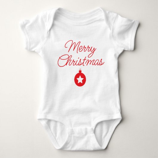 Christmas wishes  baby strampler (Vorderseite)
