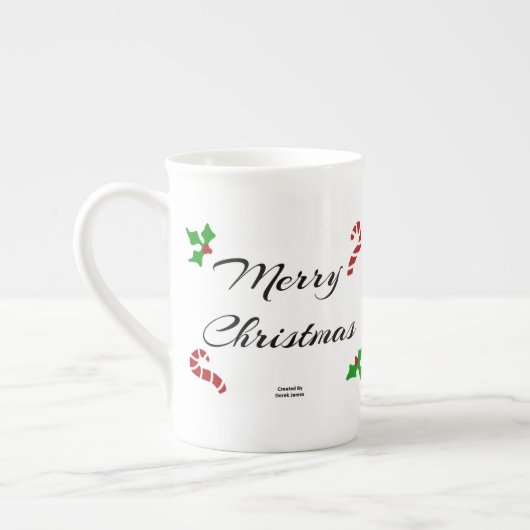 Christmas Wishes Bone China Mug Porzellantasse (Links)