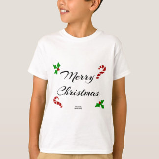 Christmas Wishes Boys White T Shirt
